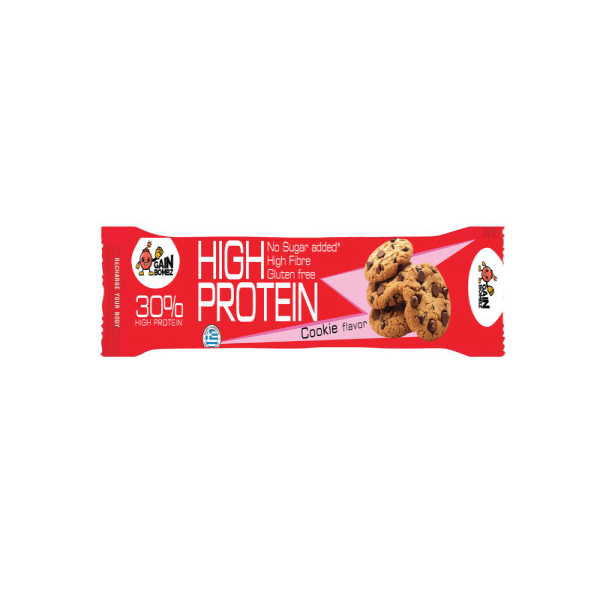 ΜΠΑΡΑ GAIN BOMBZ ΠΡΩΤΕΙΝΗΣ COOKIES  80ΓΡ*12ΤΕΜ