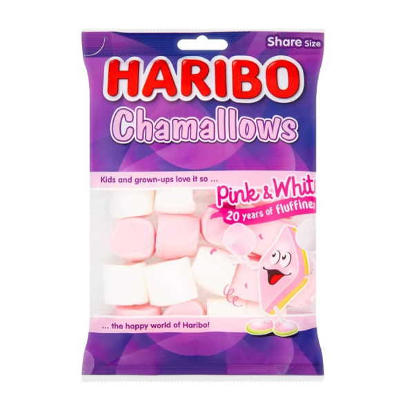 ΖΕΛΕ HARIBO CHAMALLOWS PINK &WHITE 150G*42T
