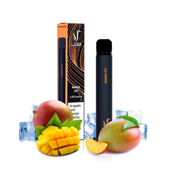 MY VAK ΗΛ.ΤΣΙΓΑΡΟ MANGO ICE 1.4% ΝΙΚΟΤΙΝΗ 10Τ