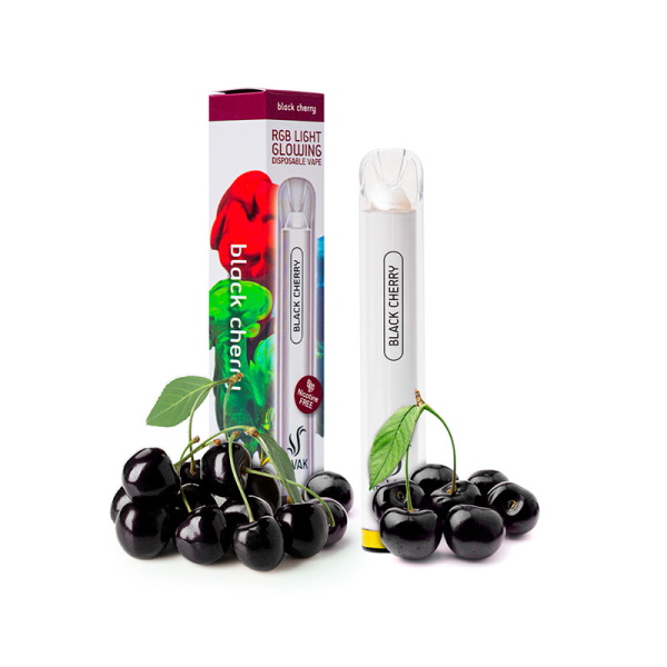 MY VAK ΗΛ.ΤΣΙΓΑΡΟ LED BLACK CHERRY ΧΩΡΙΣ ΝΙΚΟΤΙΝΗ 10Τ