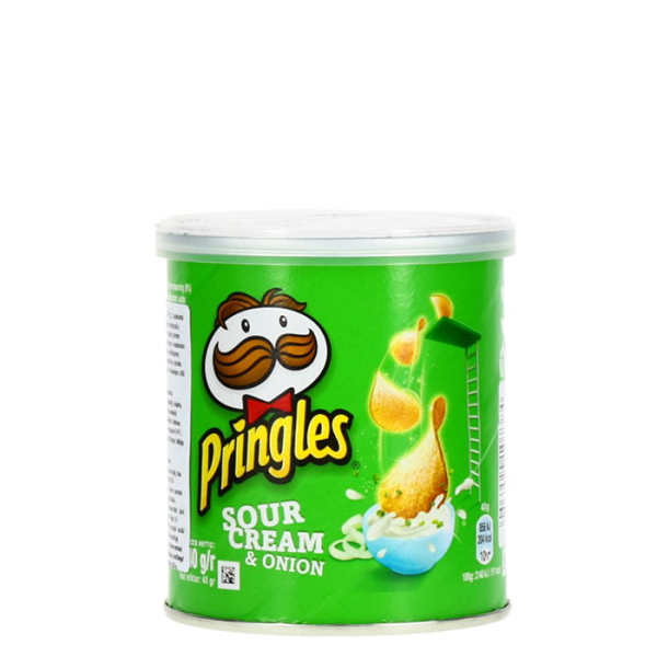 PRINGLES SOUR CREAM & ONION 12TEM*40GR