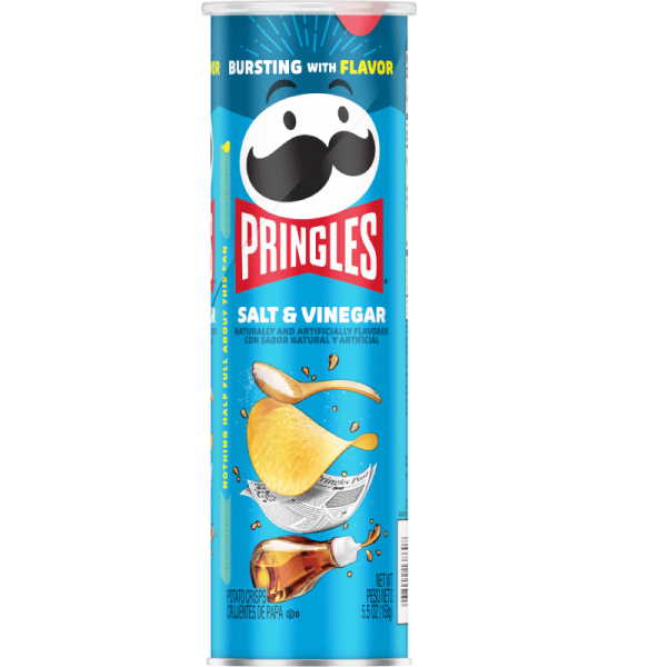 PRINGLES SALT&VINEGAR RALPHIE 165GR*19T