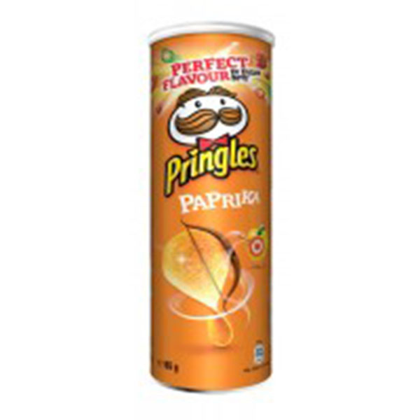 PRINGLES HOT PAPRIKA RALPHIE 165GR*19T