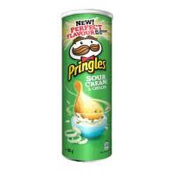 PRINGLES S.CREAM&ONION RALPHIE 165G*19T