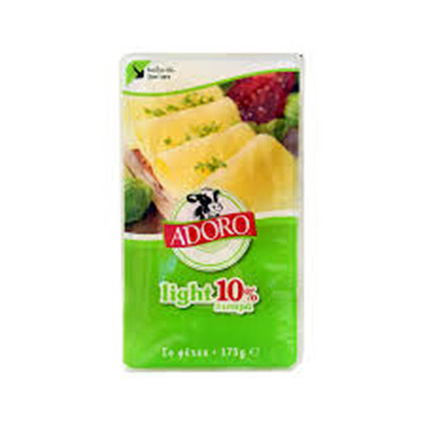 ADORO LIGHT 10% ΦΕΤΕΣ 175GR*10T (Κ3)