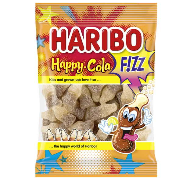 ΖΕΛΕ HARIBO 175GR HAPPY COLA FIZZ*36TEM