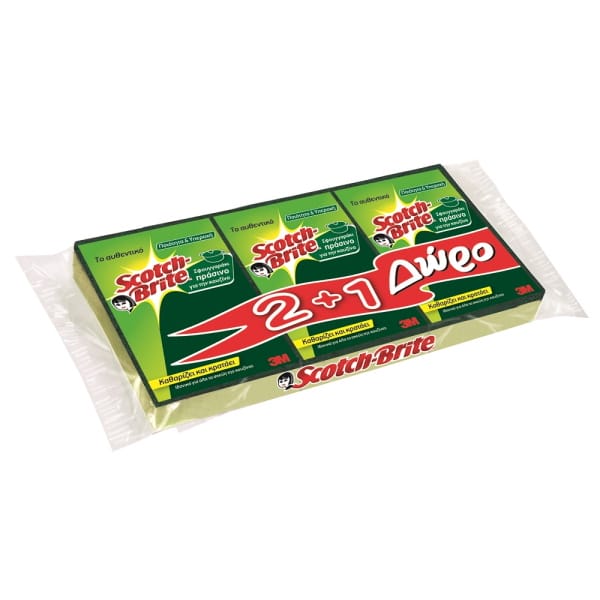 SCOTCH BRITE ΣΦΟΥΓΓΑΡΙ 3 ΜΑΖΙ