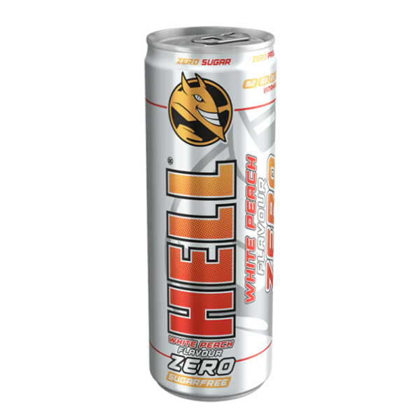 HELL ZERO WHITE PEACH 250ML*24T