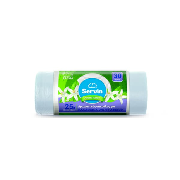 SERVIN ΣΑΚΟΥΛΕΣ ΑΠΟΡ/ΤΩΝ WC (45χ55cm)30Τ*100/ΚΙΒ