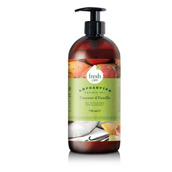 ΑΦΡΟΛΟΥΤΡΟ ΒΑΝΙΛΙΑ-ΚΑΡΥΔΑ-ΦΡΑΓΚΟΣ 750ML*12T FRESH CARE