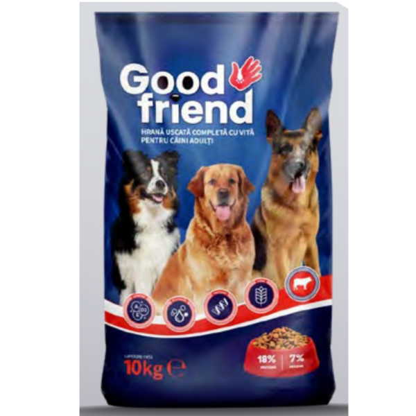 ΣΚΥΛΟΤΡΟΦΗ GOOD FRIEND ΜΟΣΧΑΡΙ 10ΚG  (BEEF)