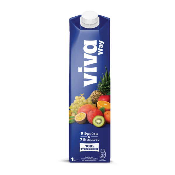 ΧΥΜΟΣ VIVA 100% Φ.Χ. EXOTIC 1L*12ΤΕΜ