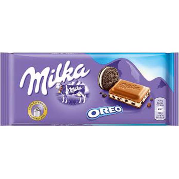 MILKA ΣΟΚ OREO 100GR*22TEM