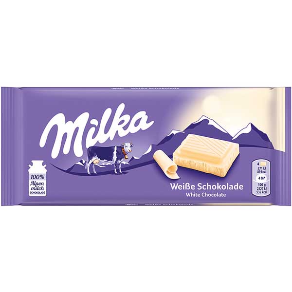 MILKA WHITE 90GR*24TEM