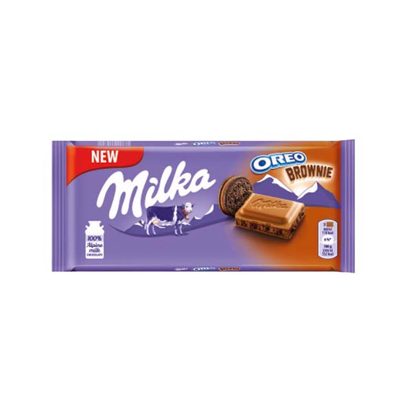 MILKA OREO BROWNIE 100GR*22ΤEM