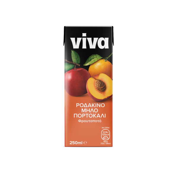ΧΥΜΟΣ VIVA ΚΟΚΤΕΗΛ ΝΕΚΤΑΡ 250ML*27ΤΕΜ