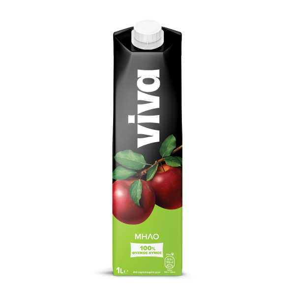 ΧΥΜΟΣ VIVA 100% ΦΥΣΙΚΟΣ ΜΗΛΟ 1L*12ΤΕΜ
