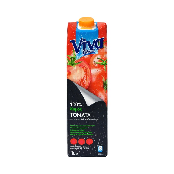 ΧΥΜΟΣ VIVA Φ.Χ. ΤΟΜΑΤΑ 1L*12ΤΕΜ