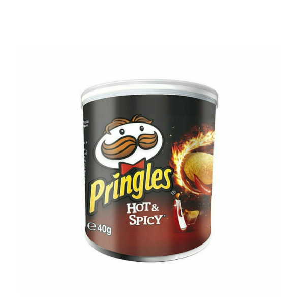 PRINGLES SMALL HOT&SPICY 12TEM*40GR