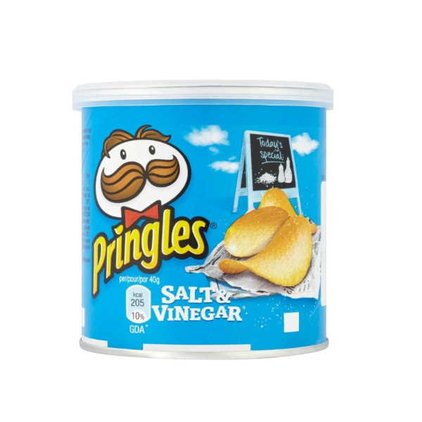 PRINGLES SALT&VINEGAR 12TEM*40GR