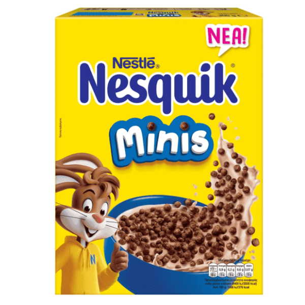 NESQUICK ΔΗΜΗΤΡΙΑΚΑ MINIS 300GR*14ΤΜΧ