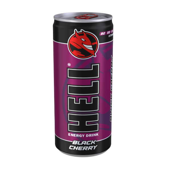 HELL BLACK CHERRY 250ML*24T