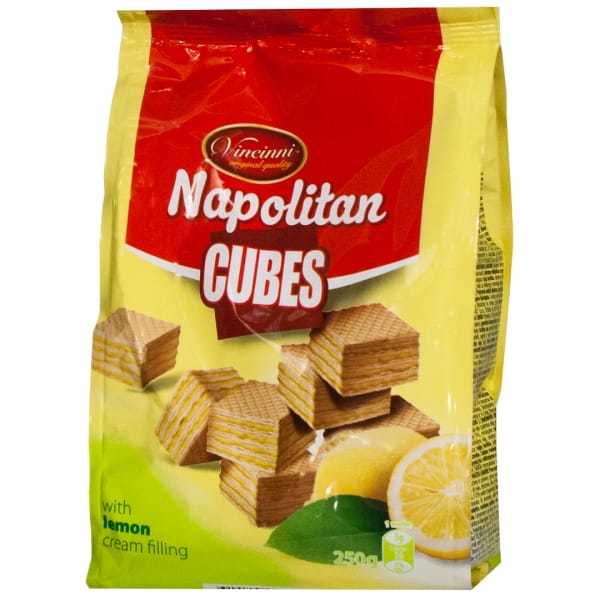 VINCINNI ΓΚΟΦΡΕΤΑΚΙΑ ΚΡΕΜΑ ΛΕΜΟΝΙ 12*250GR