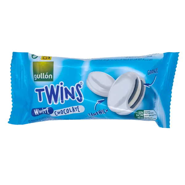 ΜΠΙΣΚ.GULLON TWINS WHITE CHOCOLATE 42 GR*21T