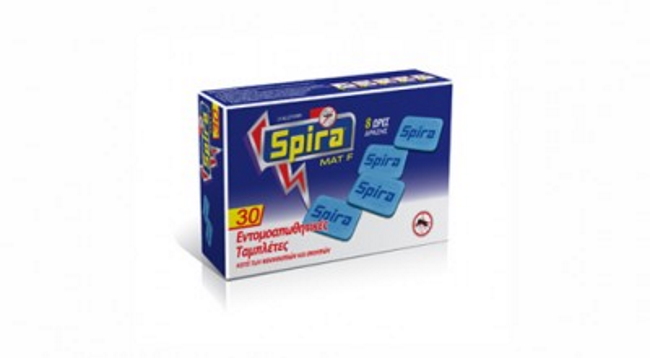 SPIRA ΜΑΤ ΤΑΜΠΛΕΤΕΣ  30Τ*24ΤΕΜ