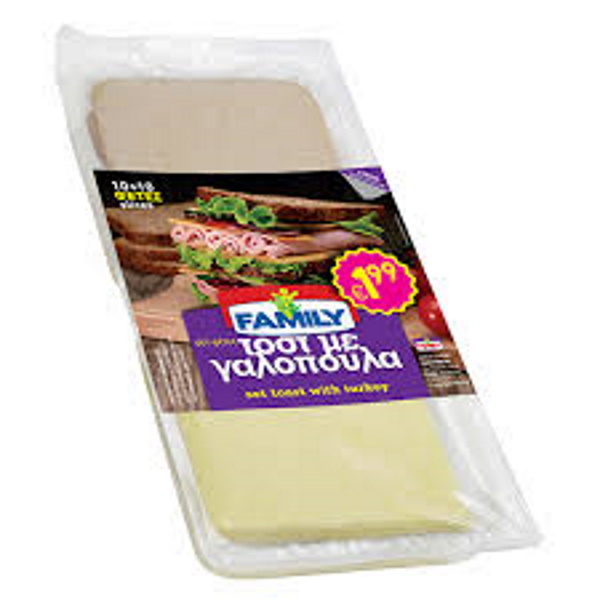 FAMILY ΤΟΣΤ GOUDA - ΓΑΛΟΠΟΥΛΑ 280ΓΡ*6Τ