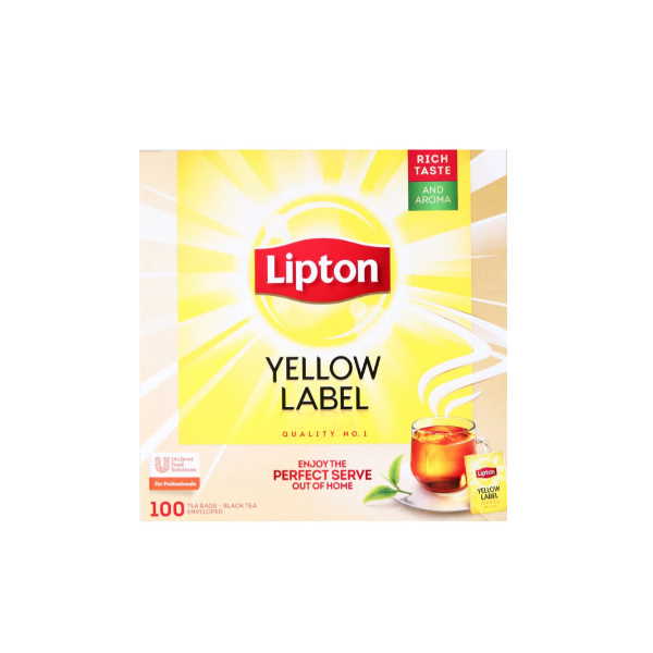 LIPTON TEA YELLOW ΦΑΚΕΛΟΣ 100 FILTRI