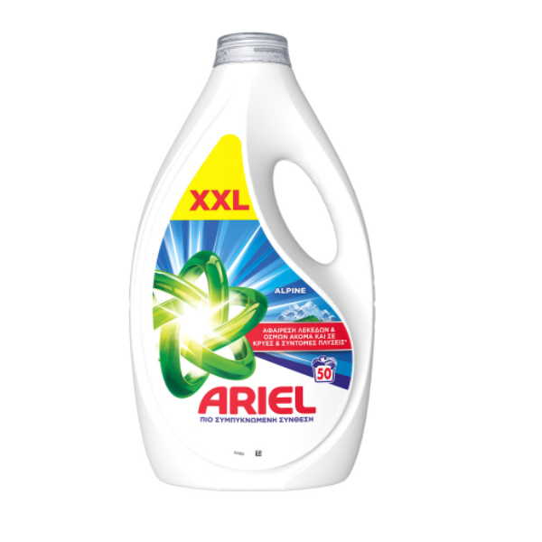 ARIEL ΥΓΡΟ ΠΛΥΝΤΗΡΙΟΥ ALPINE (50ΜΕΖ)2250ML