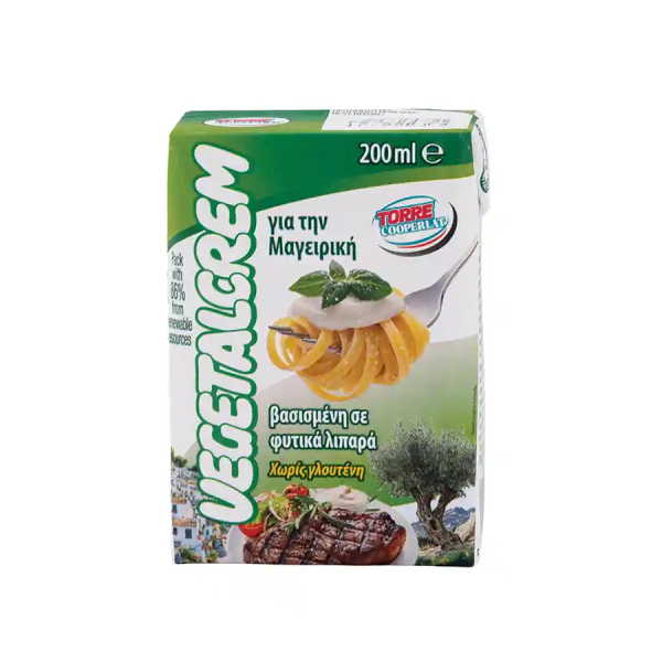 ΚΡΕΜΑ ΓΑΛ. ΜΑΓΕΙΡΙΚΗΣ ΜΕ ΕΛΑΙΟΛΑΔΟ  TORRE 200ML*24