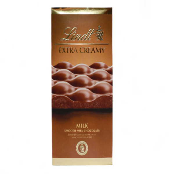 LINDT EXTRA CREAMY ΓΑΛΑΚΤΟΣ  80ΓΡ *17Τ