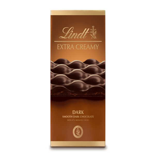 LINDT EXTRA CREAMY DARK   80ΓΡ *17Τ