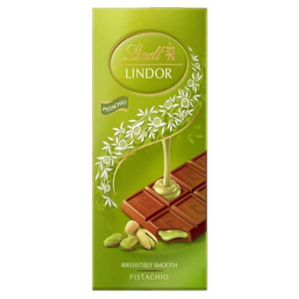 LINDT LINDOR ΦΙΣΤΙΚΙ 10Τ 100ΓΡ TABLE