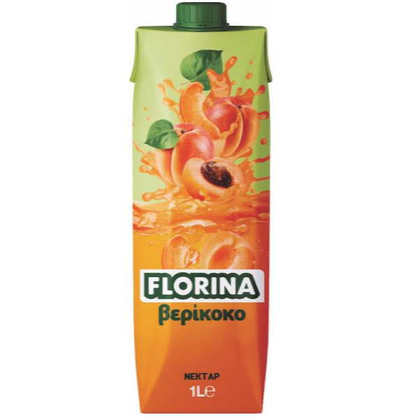 FLORINA ΧΥΜΟΣ ΒΕΡΙΚΟΚΟ 1L*12Τ