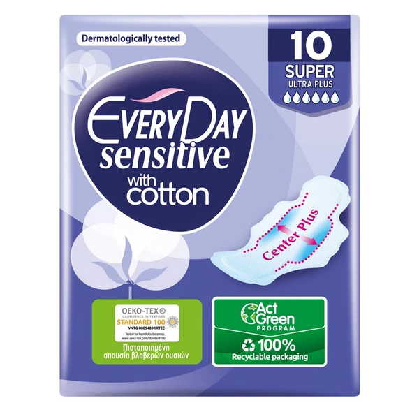 ΣΕΡΒΙΕΤΑ EVERYDAY SENSITIVE (10ΤΕ/DIS) 100GR*36Τ
