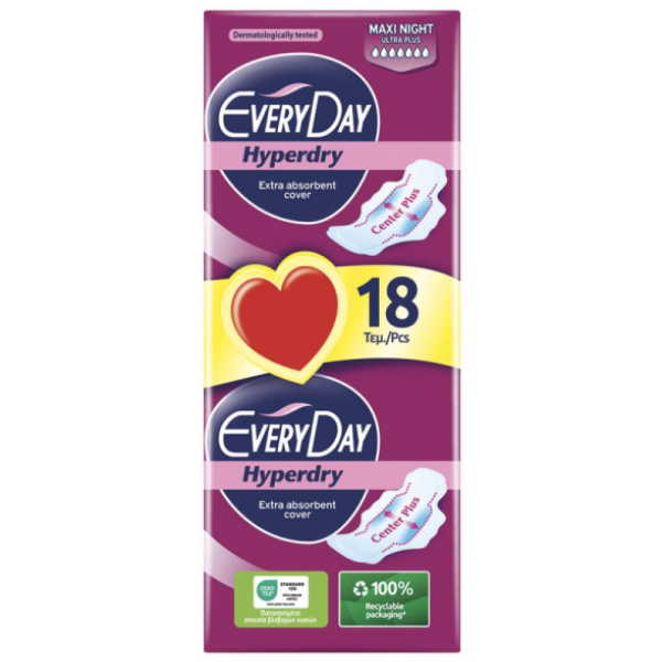 ΣΕΡΒΙΕΤΑ EVERYDAY MAXI NIGHT (18ΤΕ/DIS) 200GR*24Τ