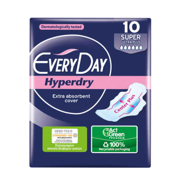 ΣΕΡΒΙΕΤΑ EVERYDAY SUPER ULTRA PLUS  (10ΤΕ/DIS) 100GR*36Τ