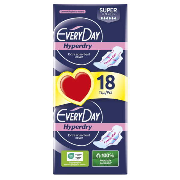 ΣΕΡΒΙΕΤΑ EVERYDAY SUPER ULTRA PLUS  (18ΤΕ/DIS) 200GR*24Τ