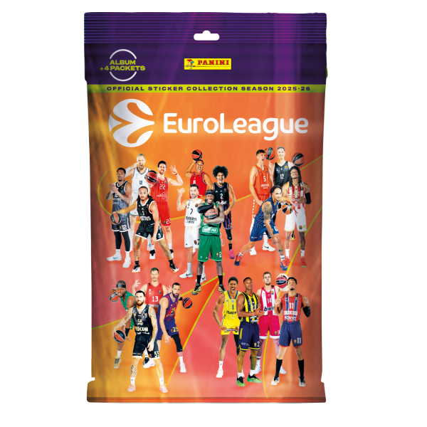 EUROLEAGUE 2026 STARTER PACK ΑΛΜΠΟΥΜ AYTOK Π.Τ. 4.50ΕΥΡΩ