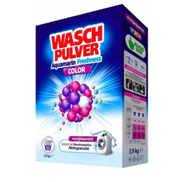 WASCHPULVER ΣΚΟΝΗ ΠΛΥΝΤΗΡΙΟΥ 3,9KG ΚΟΥΤΙ ΧΡΩΜΑΤΙΣΤΑ