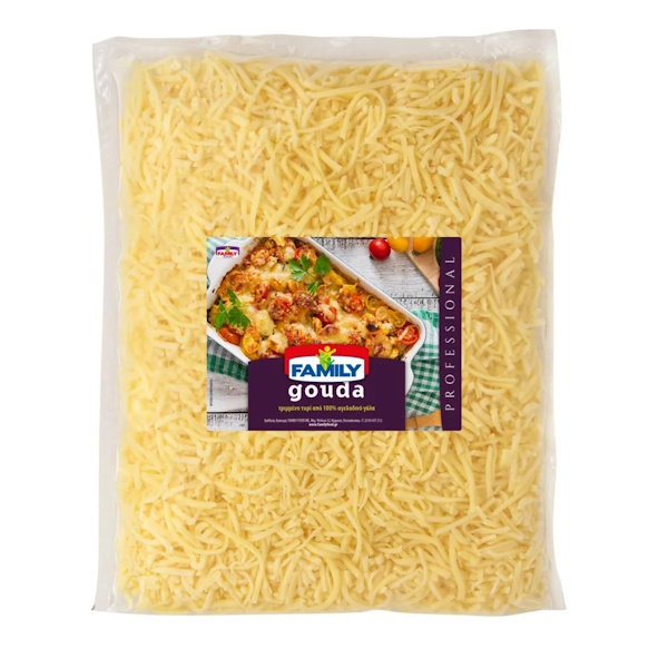 FAMILY GOUDA ΟΛΛΑΝΔΙΑΣ ΤΡΙΜΜΕΝΟ ΣΑΚ 1KG