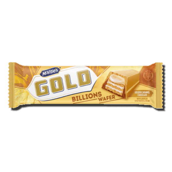 ΣΟΚΟΛΑΤΑ GOLD BILLIONS WAFER BAR 39,5g McVities 24T