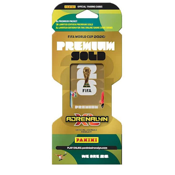 FIFA  WORLD CUP ΚΑΡΤΕΣ 2026 PREMIUM GOLD BLISTER 10E
