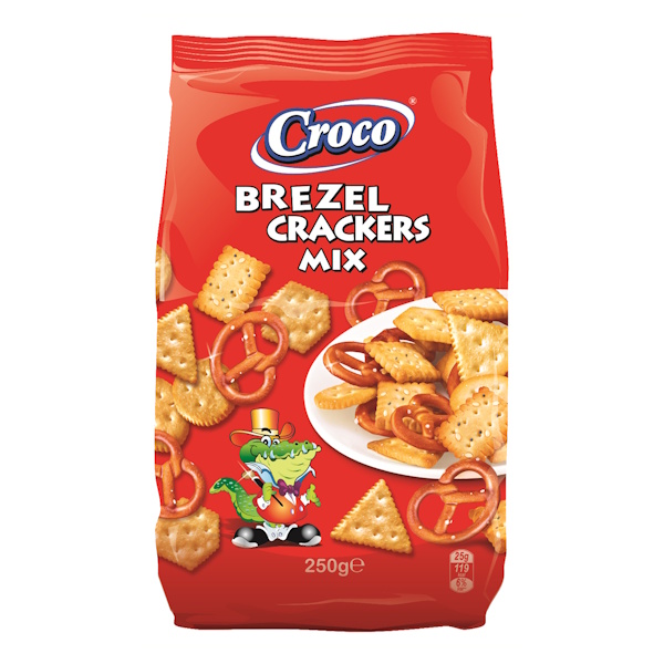 ΚΡΑΚΕΡ & ΠΡΕΤΣΕΛ MIX CROCO  250ΓΡ*12Τ