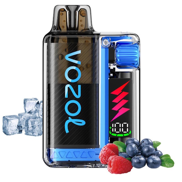 VOZOL ΣΥΣΚΕΥΗ+PODS BLUE RAZZ 10.000 PUFFS ME NIKOTINH
