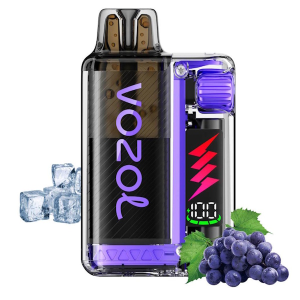 VOZOL ΣΥΣΚΕΥΗ+PODS GRAPE ICE  10.000 PUFFS ME NIKOTINH