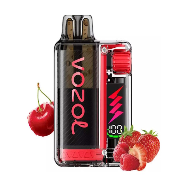 VOZOL ΣΥΣΚΕΥΗ+PODS STRAWB/RASBE/CHERRY 10.000 PUFFS ME NIKOTINH